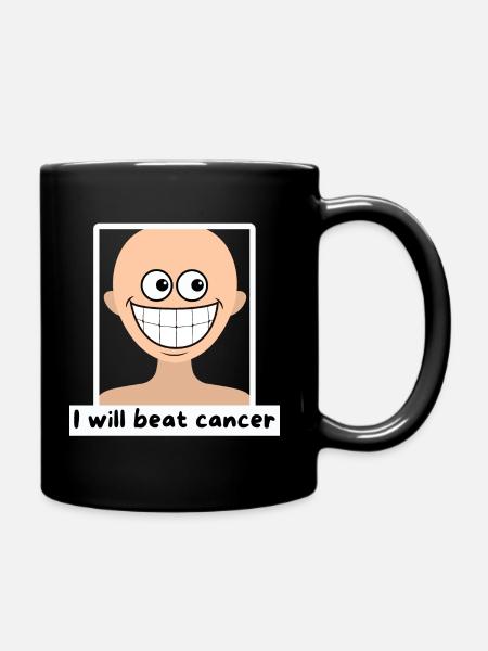 I'm going to beat cancer - Full Colour Mug - black