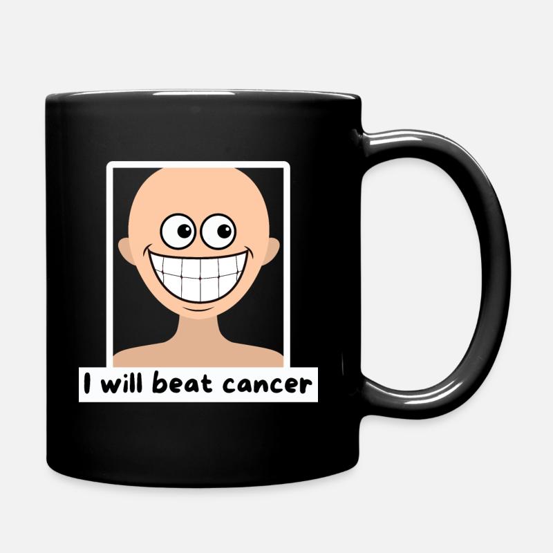 I'm going to beat cancer - Full Colour Mug - black