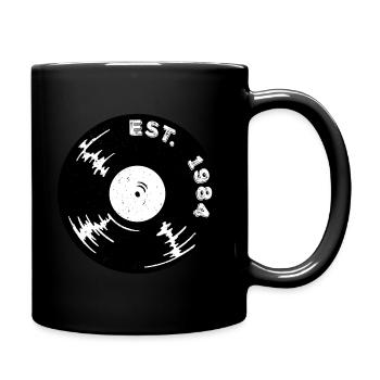 1984 Vintage - Tasse einfarbig - Schwarz - Rechts