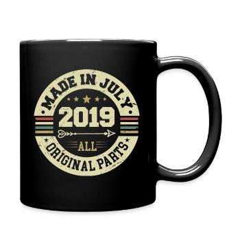 July 2019 Birthday Gift 2019 I Made in July - Full Colour Mug - black - Right