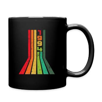 1994 Jahrgang Vintage Geburtstag Geschenk - Tasse einfarbig - Schwarz - Rechts
