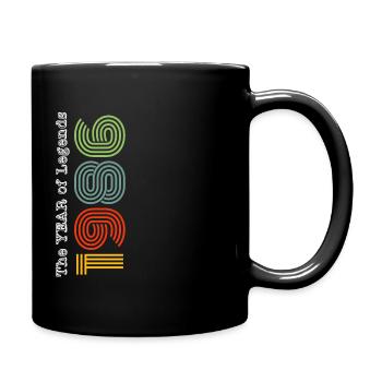 1986 Vintage - Full Colour Mug - black - Right