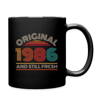 1986 vintage - Full Colour Mug - black - Right