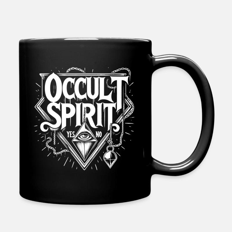 Knochen Logo Pendel 2 - Tasse einfarbig - Schwarz