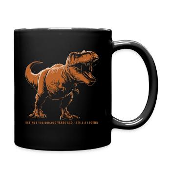 T Rex 07 2024 B 01 - Tasse einfarbig - Schwarz - Rechts