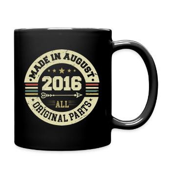 August 2016 Birthday Gift August 2016 August - Full Colour Mug - black - Right