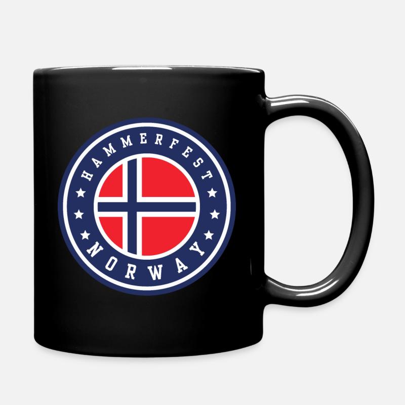 Hammerfest Norwegen - Tasse einfarbig - Schwarz