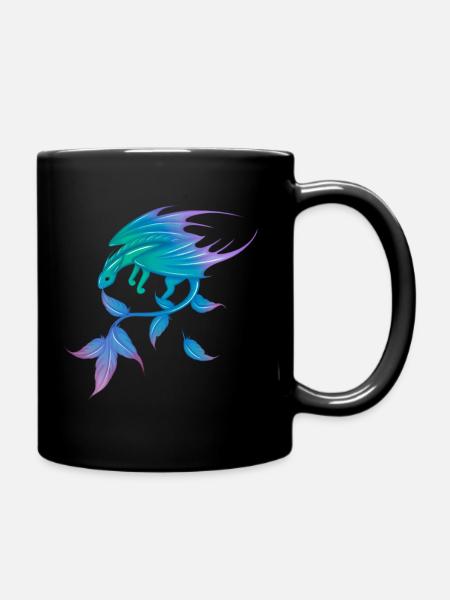 Kites with Heels - Full Colour Mug - black