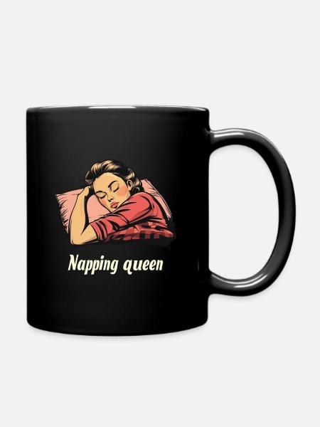 Reine de la sieste - Mug uni - noir