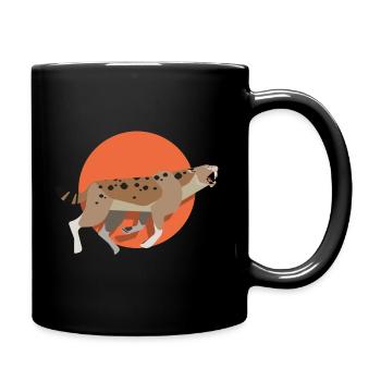 Smilodon - Tasse einfarbig - Schwarz - Rechts