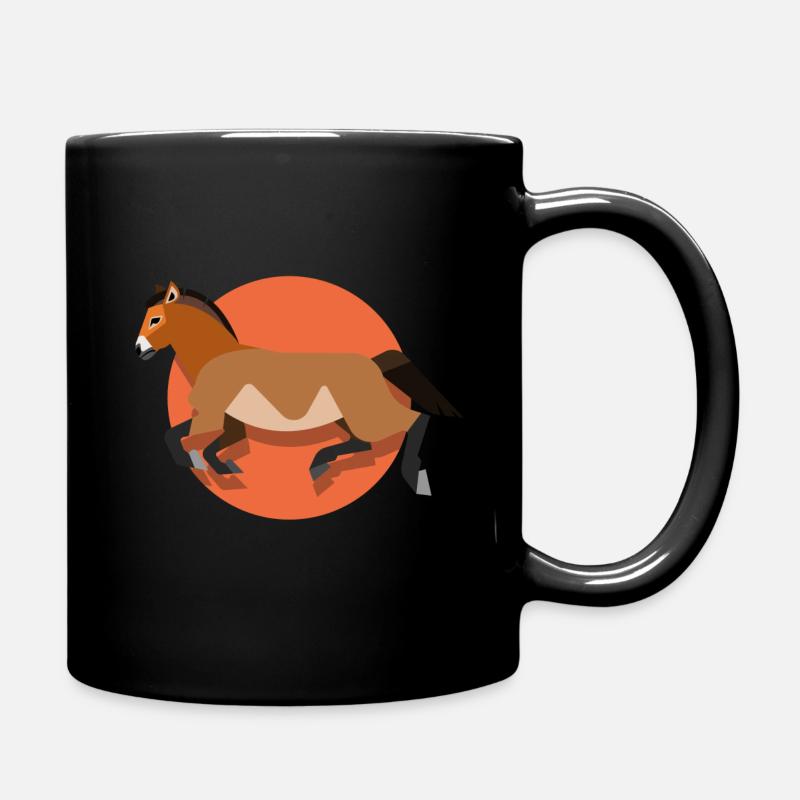 Przewalski-Pferd - Tasse einfarbig - Schwarz