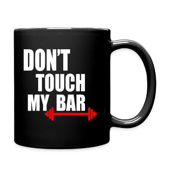 Dont touch my bar - Mug uni - noir - Droite