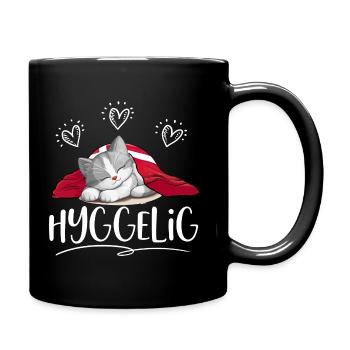 HYGGELIG - HYGGE - Gris chat -w - Mug uni - noir - Droite