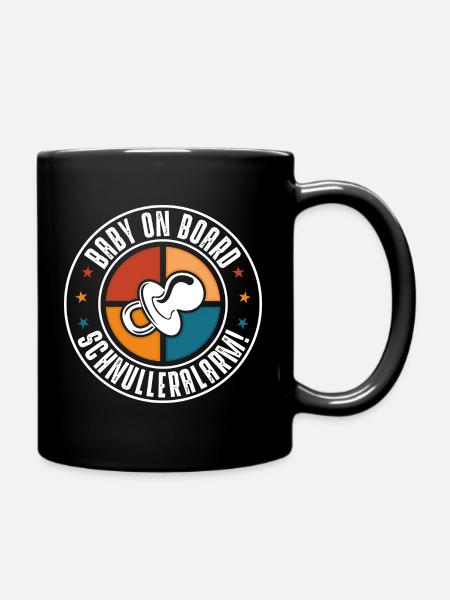 Baby on Board - Tasse einfarbig - Schwarz