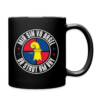 BÂLE - Mug uni - noir - Droite