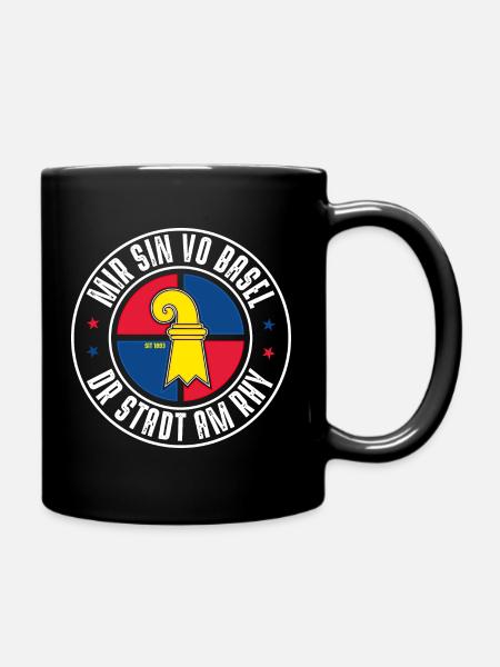 BASEL - Tasse einfarbig - Schwarz