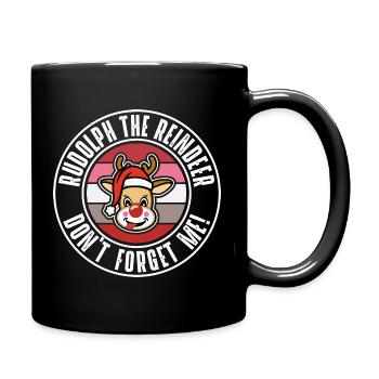 Rudolph - Tasse einfarbig - Schwarz - Rechts