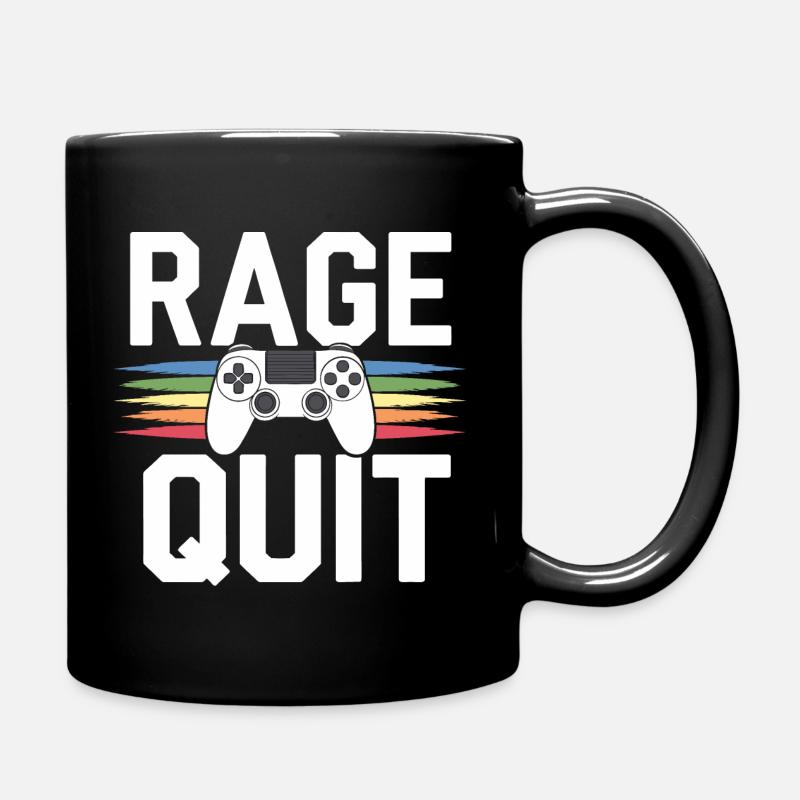 Rage quit - Mug uni - noir