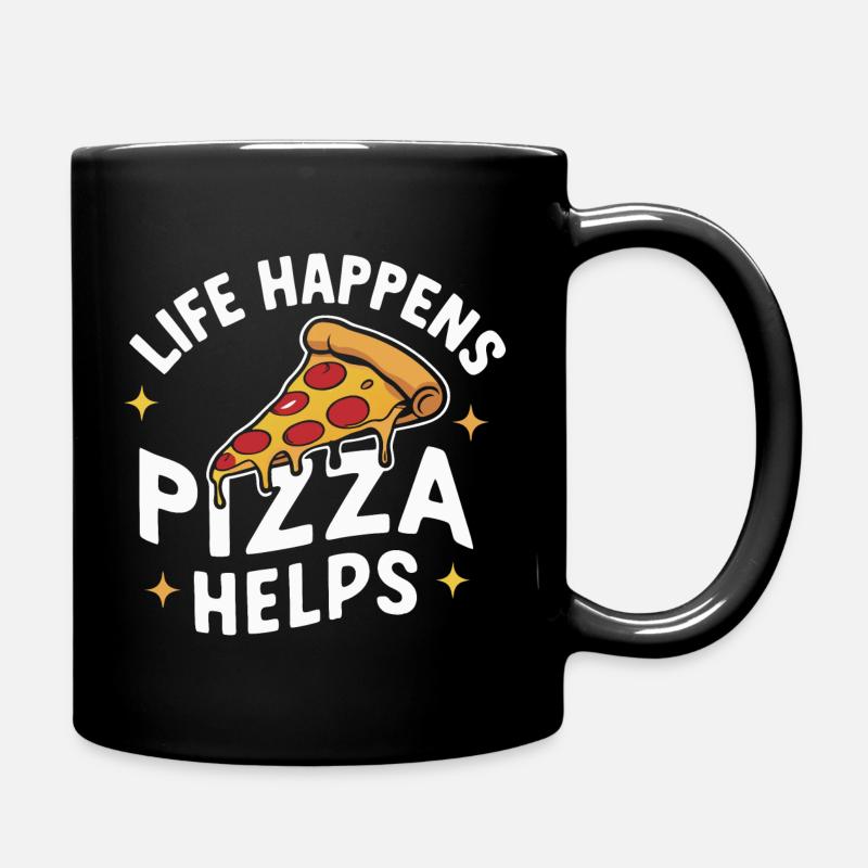 Pizza Italie Restauration rapide - Mug uni - noir