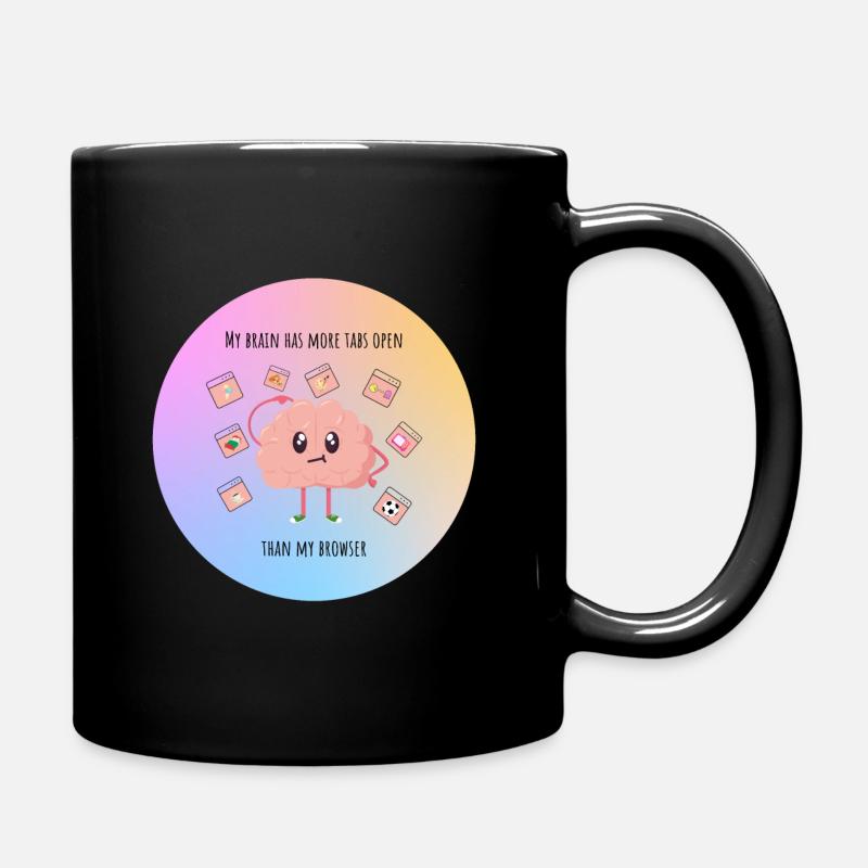 OPEN TABS - Tasse einfarbig - Schwarz