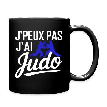 I can't I have judo - Full Colour Mug - black - Right