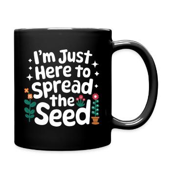 Gardener Garden Plants Gardening - Full Colour Mug - black - Right