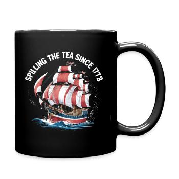 1773 to the present – facts and history - Full Colour Mug - black - Right