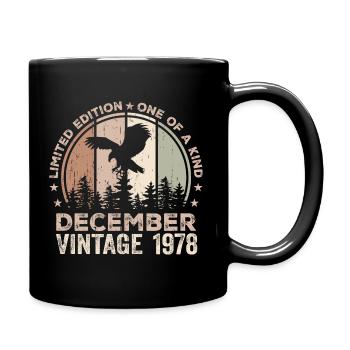 Incomparable depuis décembre 1978 46 Anniversaire - Mug uni - noir - Droite