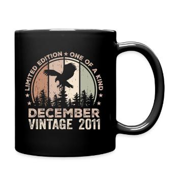 Incomparable depuis décembre 2011 13 Anniversaire - Mug uni - noir - Droite