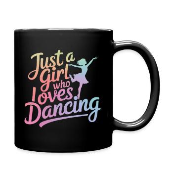 Tanzen Tänzer Tanzen - Tasse einfarbig - Schwarz - Rechts