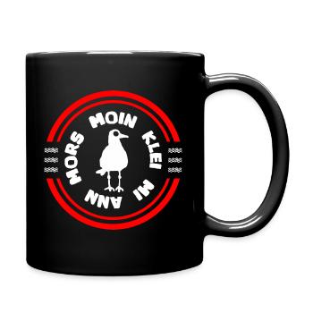 Klei mi ann Mors lustiges plattdeutsch Norden - Full Colour Mug - black - Right