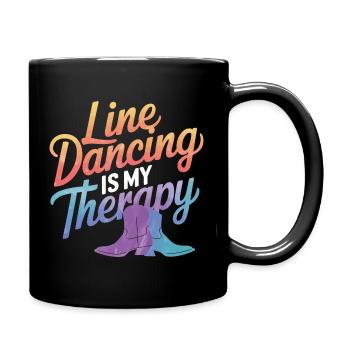 Danse en ligne Danseurs - Mug uni - noir - Droite