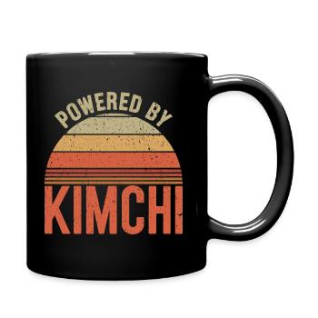 L’indulgence coréenne et l’amour du kimchi - Mug uni - noir - Droite