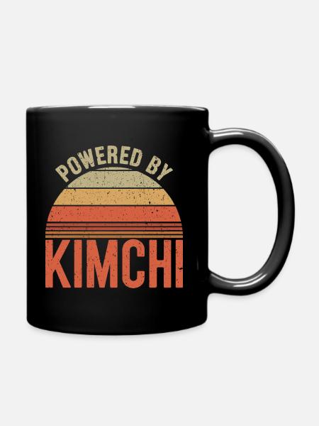 L’indulgence coréenne et l’amour du kimchi - Mug uni - noir