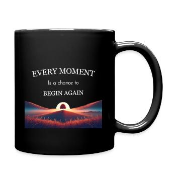 Every moment - Full Colour Mug - black - Right
