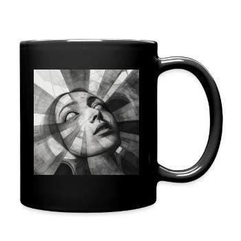 Dissoziation - Tasse einfarbig - Schwarz - Rechts