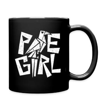 Mystik für Buchliebhaberinnen - Tasse einfarbig - Schwarz - Rechts