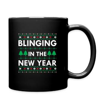 Blinging In The New Year - Mug uni - noir - Droite