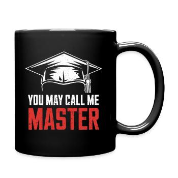 Design humoristique pour les diplômés de la maîtrise - Mug uni - noir - Droite
