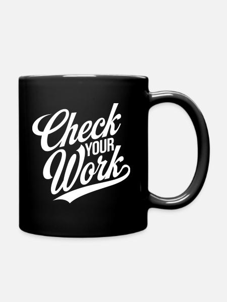Inspiration pour les professeurs de mathématiques - Mug uni - noir