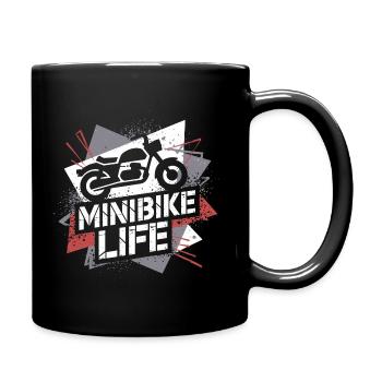 Petits vélos, grande passion - Mug uni - noir - Droite