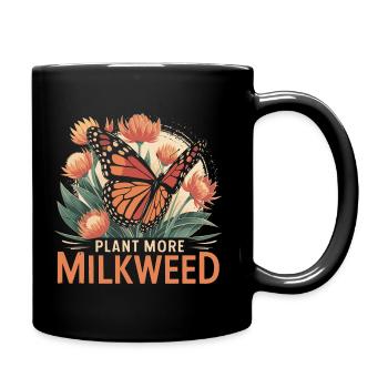 Protégez les papillons monarques - Mug uni - noir - Droite