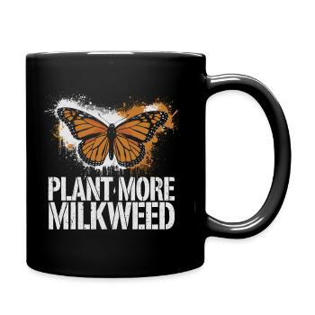 Preserving nature with silk plants - Full Colour Mug - black - Right