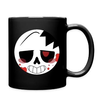 Horror - Tasse einfarbig - Schwarz - Rechts