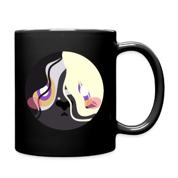 Big Lamp - Tasse einfarbig - Schwarz - Rechts