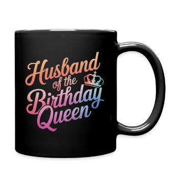 Ehemann Ehegatte Familie Hochzeit - Tasse einfarbig - Schwarz - Rechts