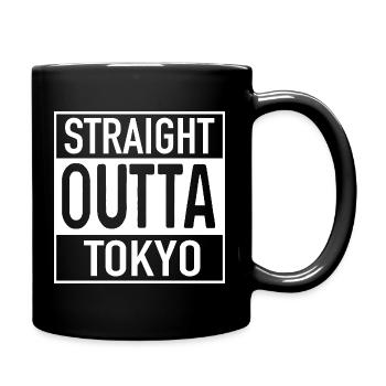 Tout droit OUTTA TOKYO - Mug uni - noir - Droite