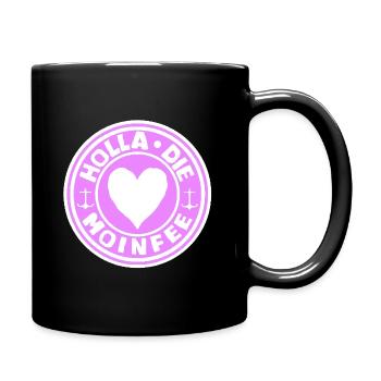 Holla die MoinFee Vers de moule - Mug uni - noir - Droite