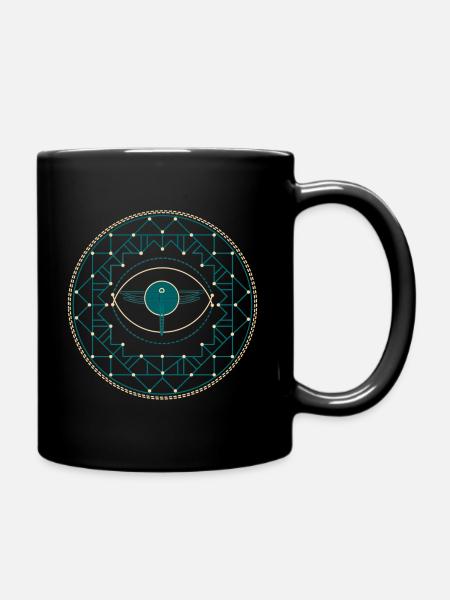 Libelle - Tasse einfarbig - Schwarz