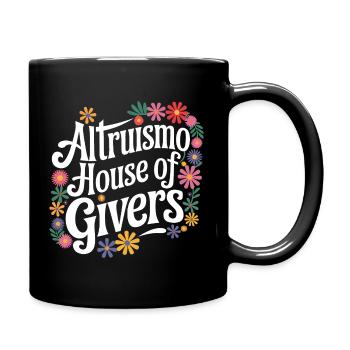 Altruisme Don désintéressé Donner d’école - Mug uni - noir - Droite